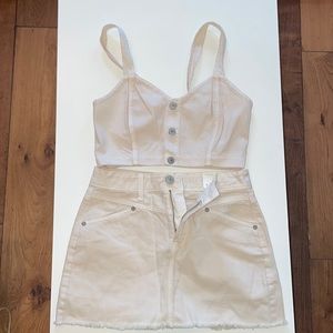 2 piece American eagle skirt set